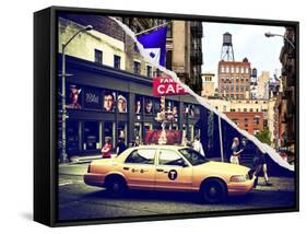 Dual Torn Posters Series - New York City-Philippe Hugonnard-Framed Stretched Canvas