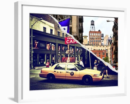 Dual Torn Posters Series - New York City-Philippe Hugonnard-Framed Photographic Print