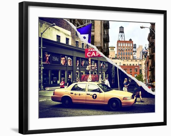 Dual Torn Posters Series - New York City-Philippe Hugonnard-Framed Photographic Print