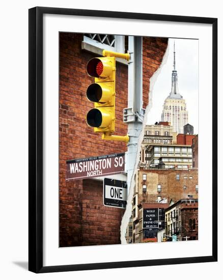 Dual Torn Posters Series - New York City-Philippe Hugonnard-Framed Photographic Print