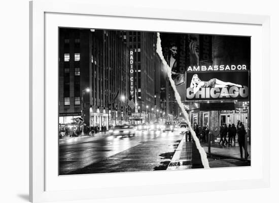 Dual Torn Posters Series - New York City-Philippe Hugonnard-Framed Photographic Print