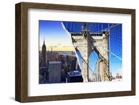 Dual Torn Posters Series - New York City-Philippe Hugonnard-Framed Photographic Print