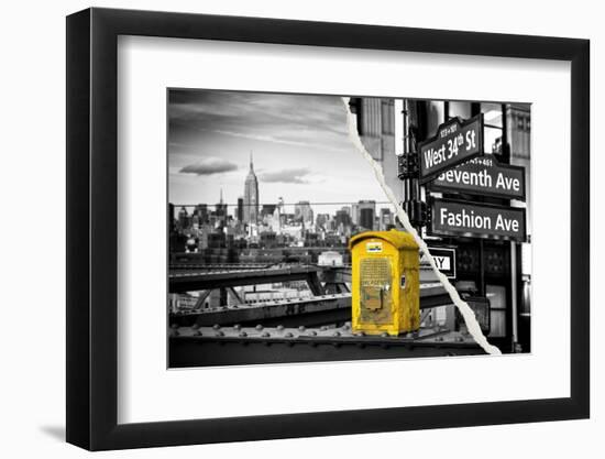 Dual Torn Posters Series - New York City-Philippe Hugonnard-Framed Photographic Print