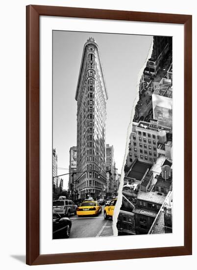 Dual Torn Posters Series - New York City-Philippe Hugonnard-Framed Photographic Print