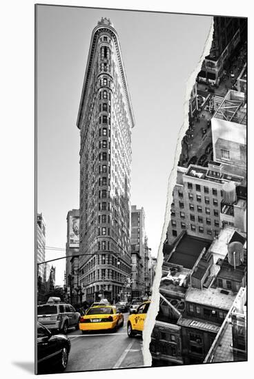 Dual Torn Posters Series - New York City-Philippe Hugonnard-Mounted Photographic Print