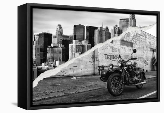 Dual Torn Posters Series - New York City-Philippe Hugonnard-Framed Stretched Canvas