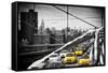 Dual Torn Posters Series - New York City-Philippe Hugonnard-Framed Stretched Canvas