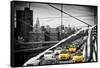 Dual Torn Posters Series - New York City-Philippe Hugonnard-Framed Stretched Canvas