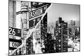 Dual Torn Posters Series - New York City-Philippe Hugonnard-Mounted Photographic Print