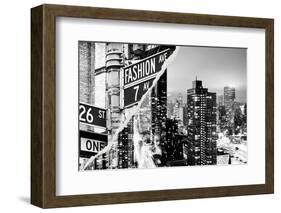 Dual Torn Posters Series - New York City-Philippe Hugonnard-Framed Photographic Print