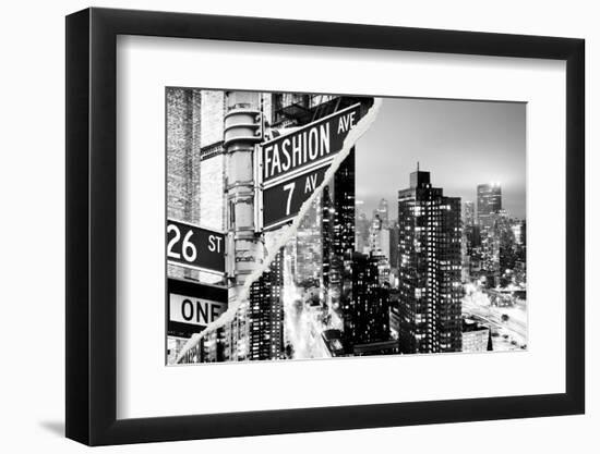 Dual Torn Posters Series - New York City-Philippe Hugonnard-Framed Photographic Print