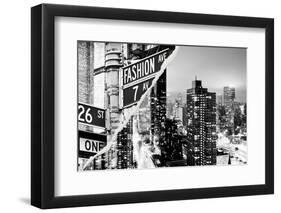 Dual Torn Posters Series - New York City-Philippe Hugonnard-Framed Photographic Print