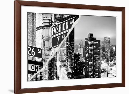 Dual Torn Posters Series - New York City-Philippe Hugonnard-Framed Photographic Print