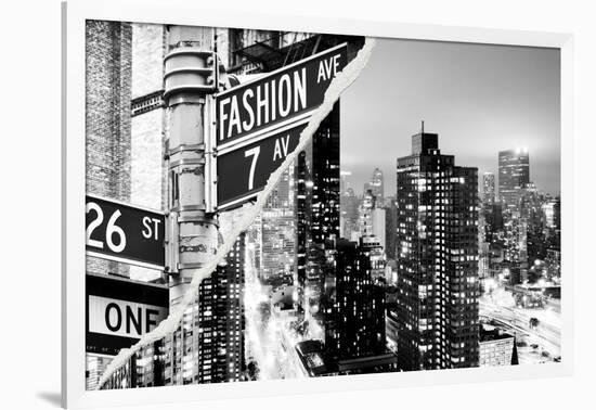 Dual Torn Posters Series - New York City-Philippe Hugonnard-Framed Photographic Print