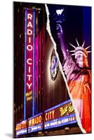 Dual Torn Posters Series - New York City-Philippe Hugonnard-Mounted Premium Photographic Print