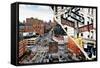 Dual Torn Posters Series - New York City-Philippe Hugonnard-Framed Stretched Canvas