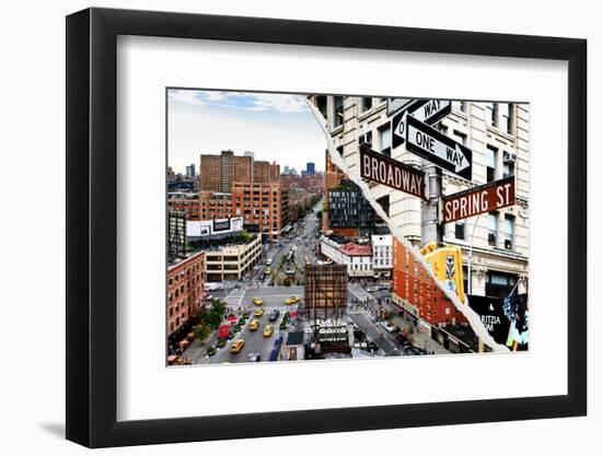 Dual Torn Posters Series - New York City-Philippe Hugonnard-Framed Photographic Print