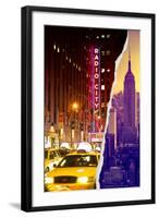 Dual Torn Posters Series - New York City-Philippe Hugonnard-Framed Photographic Print