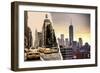 Dual Torn Posters Series - New York City-Philippe Hugonnard-Framed Photographic Print