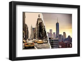 Dual Torn Posters Series - New York City-Philippe Hugonnard-Framed Photographic Print