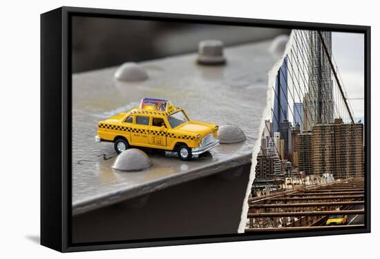 Dual Torn Posters Series - New York City-Philippe Hugonnard-Framed Stretched Canvas