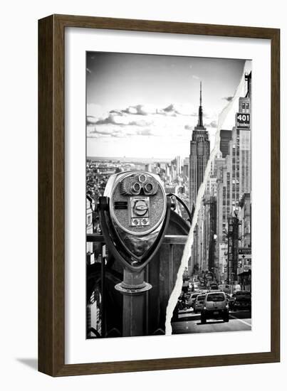 Dual Torn Posters Series - New York City-Philippe Hugonnard-Framed Photographic Print