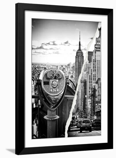 Dual Torn Posters Series - New York City-Philippe Hugonnard-Framed Photographic Print