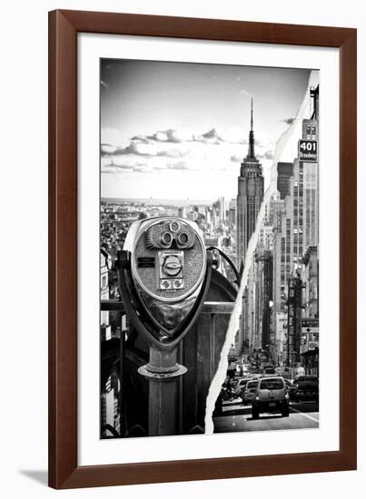 Dual Torn Posters Series - New York City-Philippe Hugonnard-Framed Photographic Print