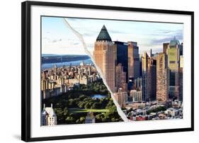 Dual Torn Posters Series - New York City-Philippe Hugonnard-Framed Photographic Print