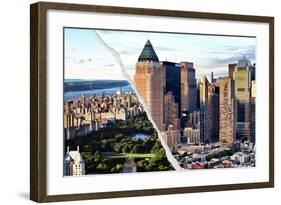 Dual Torn Posters Series - New York City-Philippe Hugonnard-Framed Photographic Print