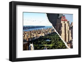 Dual Torn Posters Series - New York City-Philippe Hugonnard-Framed Photographic Print