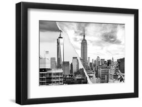 Dual Torn Posters Series - New York City-Philippe Hugonnard-Framed Photographic Print