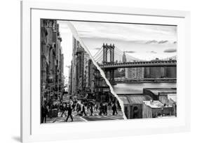 Dual Torn Posters Series - New York City-Philippe Hugonnard-Framed Photographic Print