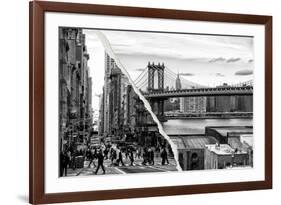 Dual Torn Posters Series - New York City-Philippe Hugonnard-Framed Photographic Print