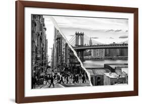 Dual Torn Posters Series - New York City-Philippe Hugonnard-Framed Photographic Print