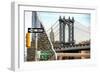 Dual Torn Posters Series - New York City-Philippe Hugonnard-Framed Photographic Print