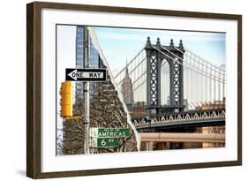 Dual Torn Posters Series - New York City-Philippe Hugonnard-Framed Photographic Print