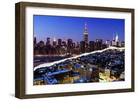 Dual Torn Posters Series - New York City-Philippe Hugonnard-Framed Photographic Print