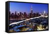 Dual Torn Posters Series - New York City-Philippe Hugonnard-Framed Stretched Canvas