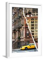 Dual Torn Posters Series - New York City-Philippe Hugonnard-Framed Photographic Print