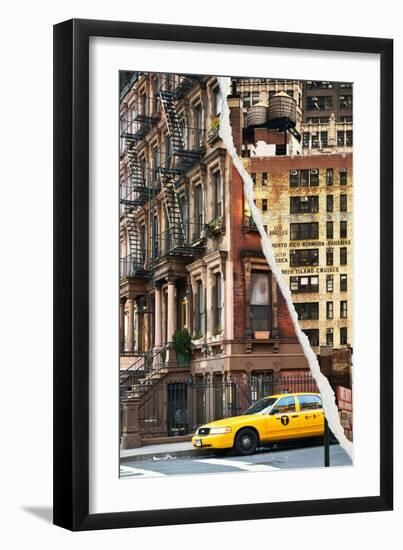 Dual Torn Posters Series - New York City-Philippe Hugonnard-Framed Photographic Print