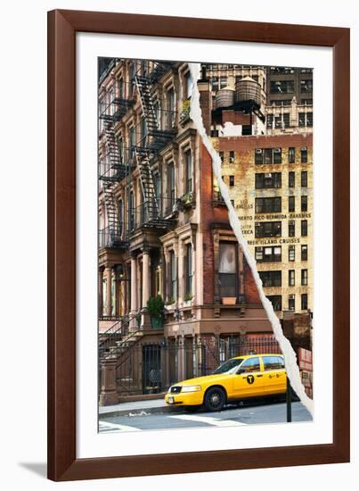 Dual Torn Posters Series - New York City-Philippe Hugonnard-Framed Photographic Print