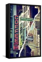 Dual Torn Posters Series - New York City-Philippe Hugonnard-Framed Stretched Canvas