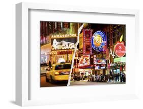 Dual Torn Posters Series - New York City-Philippe Hugonnard-Framed Photographic Print