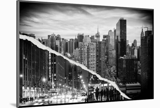 Dual Torn Posters Series - New York City-Philippe Hugonnard-Mounted Photographic Print