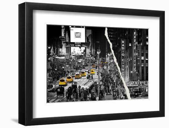 Dual Torn Posters Series - New York City-Philippe Hugonnard-Framed Photographic Print