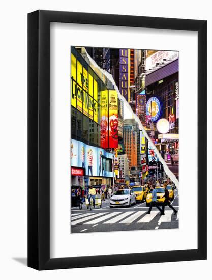 Dual Torn Posters Series - New York City-Philippe Hugonnard-Framed Photographic Print