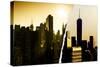 Dual Torn Posters Series - New York-Philippe Hugonnard-Stretched Canvas