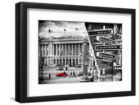 Dual Torn Posters Series - Paris - France-Philippe Hugonnard-Framed Photographic Print