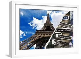 Dual Torn Posters Series - Paris - France-Philippe Hugonnard-Framed Photographic Print